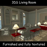 3DS Living Room and Foyer