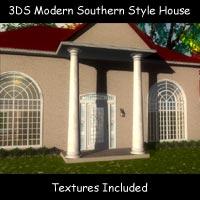3DS Modern Southern Style House