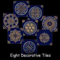 High Resolution Metallic Tiles.