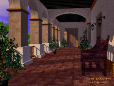 Sunset at the Hacienda